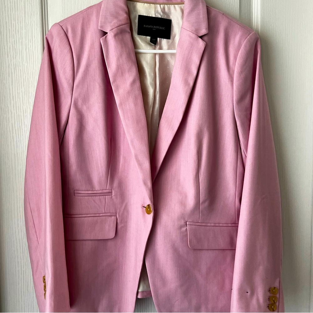 Banana Republic Pink Blazer